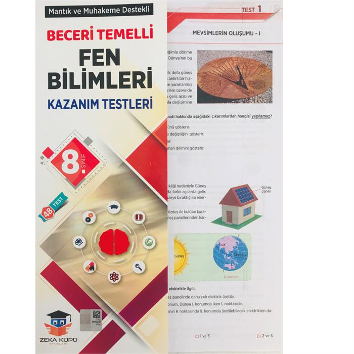 Zeka Küpü 8.Sınıf  Fen Yaprak Test